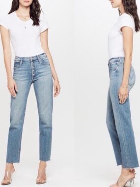 Mother The Pixie Dazzler Ankle Fray Jean Secret Sister Size 25. Button fly.